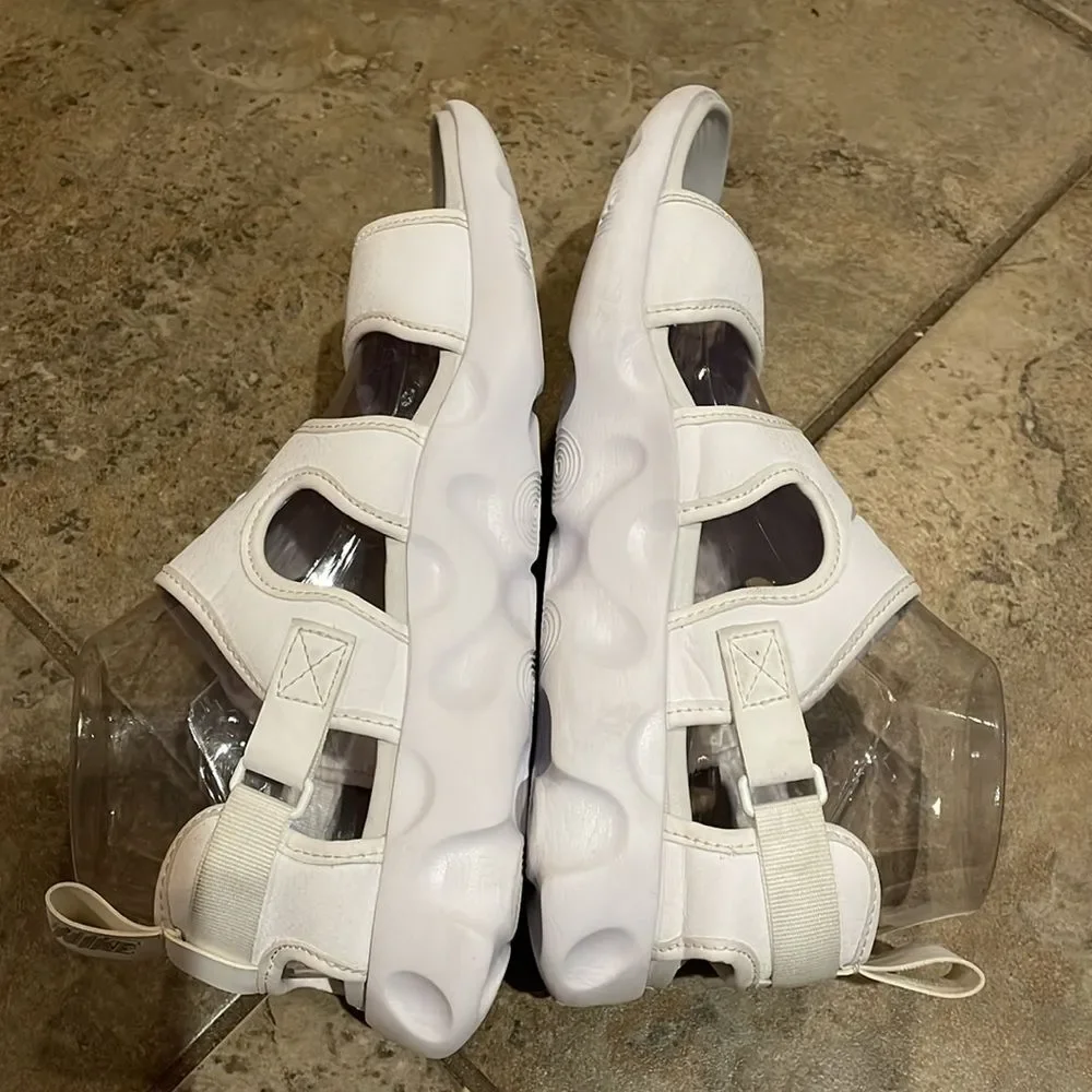 Nike Owaysis White Sandal Shoes Womens Size 9 CK9283-100 Lightweight Comfort